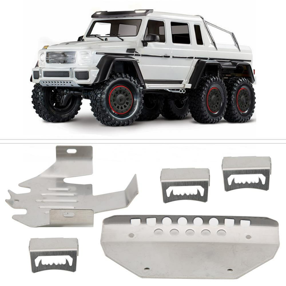 Kritne Chassis Armors Suit,5pcs Stainless Steel Chassis Armors Protection Skid Plate Fits for
