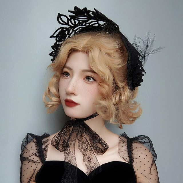 Sombrero para mujer, creativo, diadema para niña, , pinza para el cabello para accesorios de té, festival, cóctel de vacaciones BLESIY Sombrero de fiesta