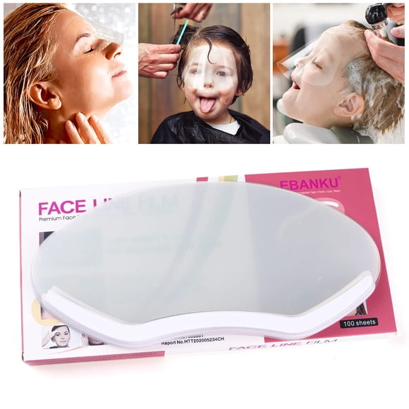 Protectores Faciales Visores EBANKU 100 Piezas para Maquillaje y Ducha