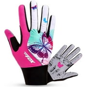 Full Finger Baseball Gloves Softball Gloves Cycling Gloves Bike Mittens Pink-Full
