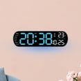 thumbnail image 2 of AMLESO Digital Alarm Clock 12/24H Colorful Ambient Light for Bedroom Classroom Dorm Blue, 2 of 7