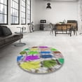 thumbnail image 4 of Ahgly Company Machine Washable Indoor Rectangle Transitional Sage Green Area Rugs, 5' x 7', 4 of 7