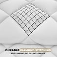 thumbnail image 5 of Lux Decor All-Season Comforter Sets Queen 3 PC, Reversible Bedding Set with Diamond Quilted Design Comforter and 2 Pillow Shams, Lightweight & Cozy Set de Cama White, 5 of 9