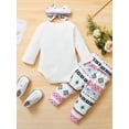 thumbnail image 4 of Dooleck Baby Clothes New to the Crew Bodysuit Halen Pant Female Outfit Sleepwear, 4 of 6
