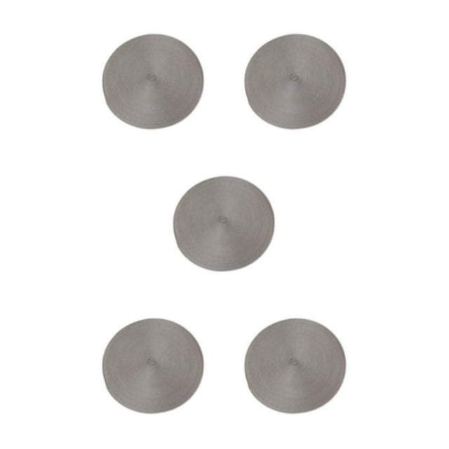 Maytalsory Napperons Robustes et Durables pour Usage Quotidien Grand Application Napperons Gris Clair 5Ensemble