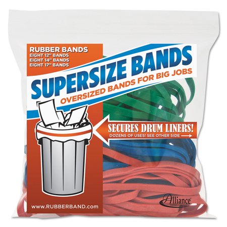 UPC: 0071815089979 | Alliance Super Size Bands  Assorted Sizes and Colors  24-Pack