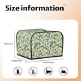 thumbnail image 5 of Haiem Lilies Flowers Print Toaster Covers 4 Slice Wide Slot,Bread Dust Cover & Fingerprint Protection,Bread Machine Cover,Appliance Covers, 5 of 7