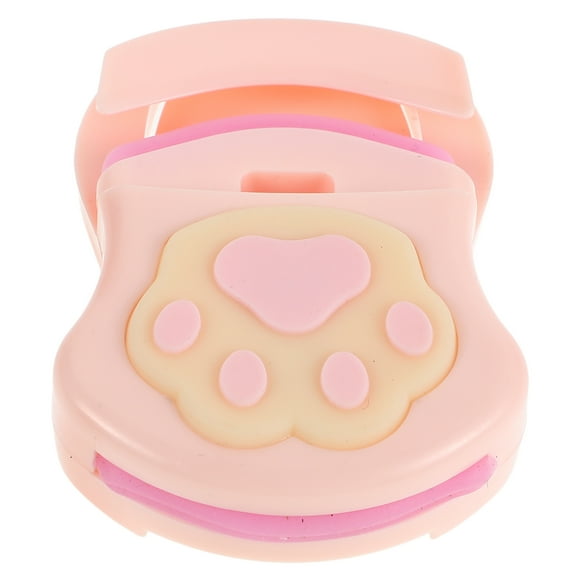 Rizador de pestañas portátil con forma de pata de gato, rizador de pestañas para niñas, rizador de pestañas para mujeres, dispositivo para rizar pestañas, herramienta para pestañas