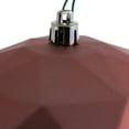 thumbnail image 7 of Vickerman 6" Coral Matte Geometric Ball 4 per bag, 7 of 7