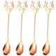 thumbnail image 4 of 4pcs cucharadas de café de acero inoxidable cucharas revocadoras de alce cucharas de té para el hogar, 4 of 5