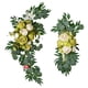 thumbnail image 5 of Flores artificiales Decoración de arco Arreglo de flores Centro de mesa colgante decorativo Garland Floral Swags para vacaciones Ventana Verde perfecl Guirnalda de arco de boda, 5 of 8