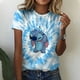 thumbnail image 4 of Nueva camiseta estampada de Disney Lilo & Stitch para mujer, camiseta de verano con cuello redondo, ropa de diseño informal de moda para mujer, 4 of 5