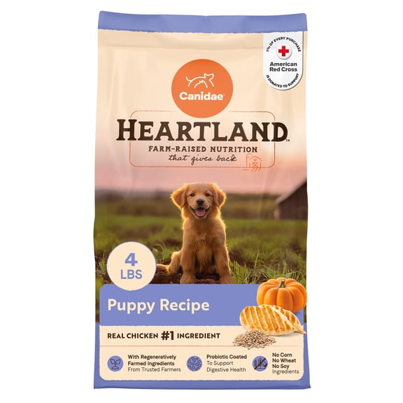 Canidae Heartland Farm-Raised Chicken & Ancient Grains Puppy Recipe, 4 lb. Bag