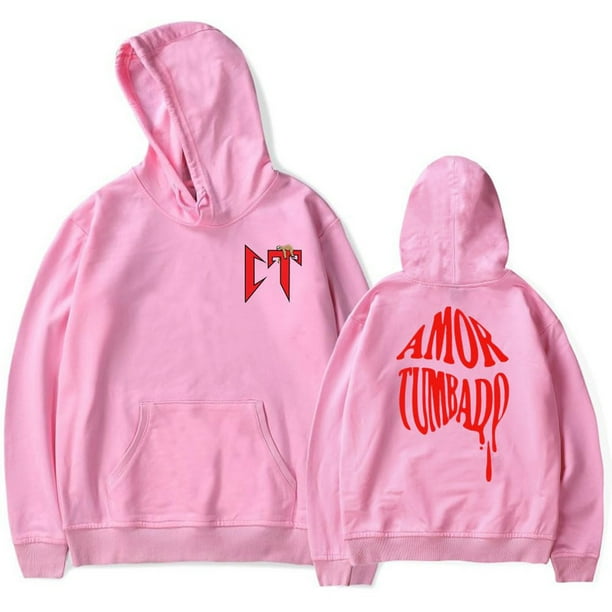 Mejor Belleza Natanael Cano Amor Tumbado Sudadera con capucha unisex de manga larga ropa casual A Rosa M Bodega Aurrera en linea