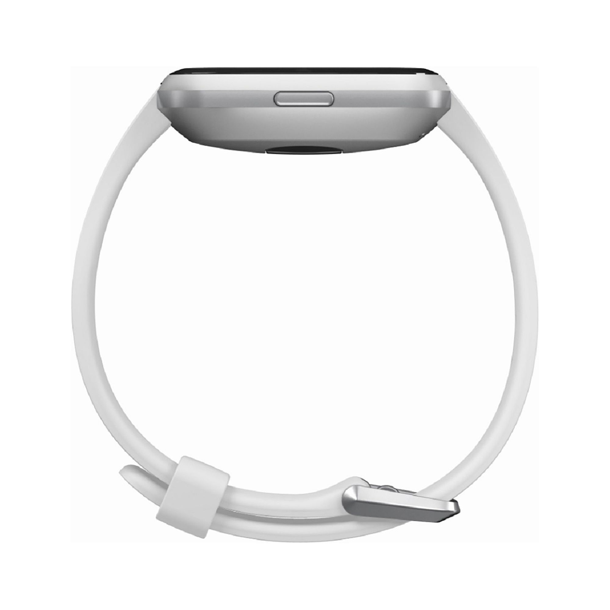 Restored Fitbit FB415SRWT Versa Smart Watch, One Size (S & L Bands Included) White/Silver Aluminum Lite Edition (Refurbished) - image 2 of 4