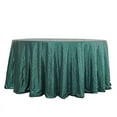 thumbnail image 3 of BalsaCircle 120" Sequin Round Tablecloth Hunter Green, 3 of 8