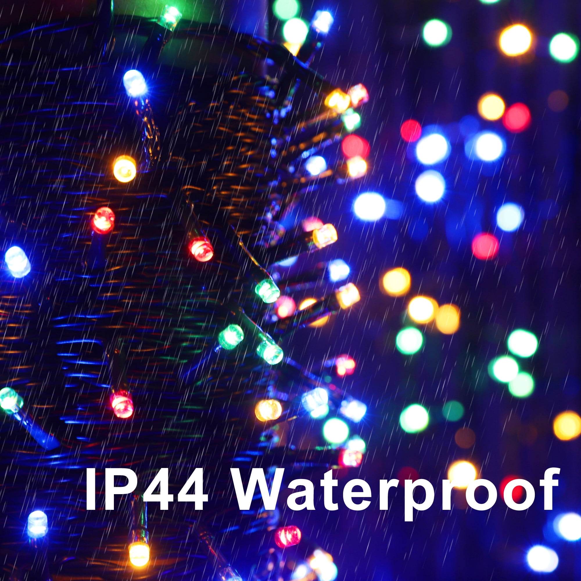 LED Christmas Lights, 75FT 200 LEDs String Fairy Lights with Timer, Mix-Color, for Christmas Halloween Patry Garden