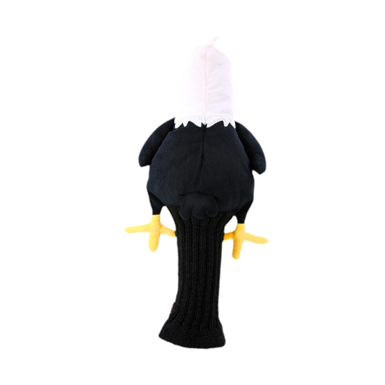 Golf Headcover Driver Protector Knitted Plush Animal Design Fits Adults and Golfers