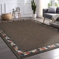 thumbnail image 6 of Beverly Rug Outdoor / Indoor Area Rugs Patio Porch Garden Carpet Bordered/Brown 8x10, 6 of 9