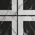 thumbnail image 6 of HAOXIT Marble Tablecloth, Vintage Motif with Geometric Shapes on Murky Background Print, Round Table Cover for Dining Room Kitchen Decor, 6 of 8