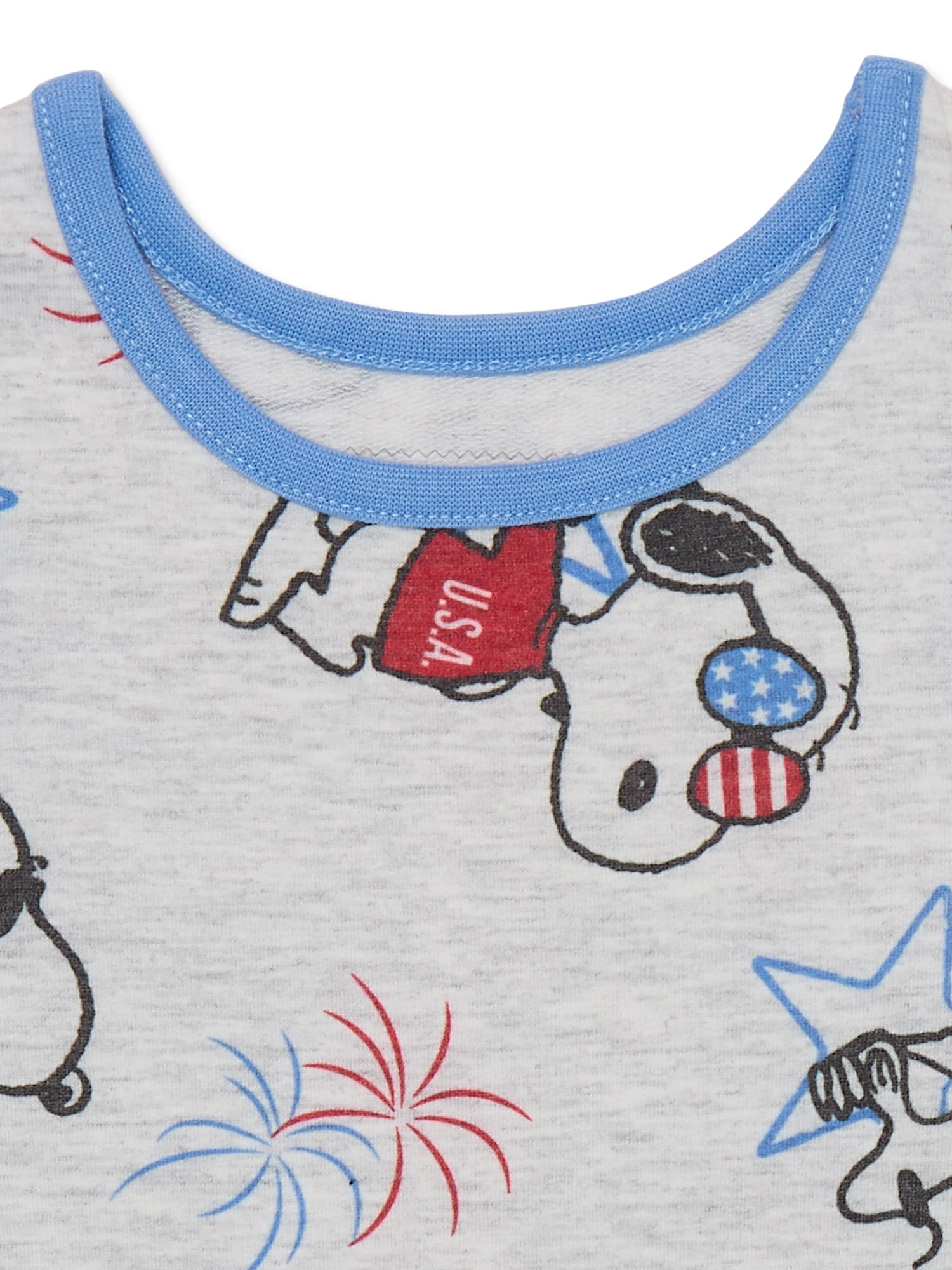 Peanuts Snoopy Toddler Girl Americana Sleeveless Dress, Sizes 12M-5T