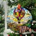 thumbnail image 2 of Hot air Balloon at The Edge of a Cliff with a View Suncatcher Indoor/Outdoor Ornament Window Hanging Handmade Suncatchers Decoration Home Garden Christmas Party Wedding 2025,, 2 of 5