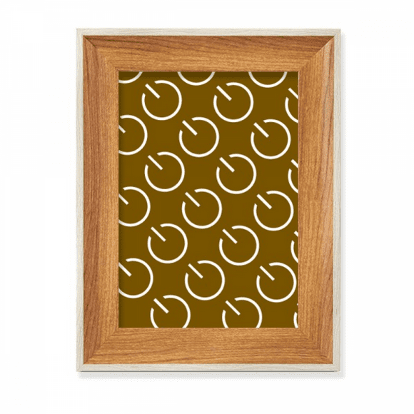 Switch Command Seal Patterns Desktop Wooden Photo Frame Display Picture Art Painting Multiple Sets