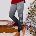 thumbnail image 1 of MKLEKYY Leggings deportivos para mujer con estampado navideño, leggings deportivos para ejercicio físico, pantalones de yoga 4269, 1 of 4