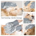 thumbnail image 3 of Guantes de aseo para mascotas COMMEMA Gentle Dog Bathing Shampoo Brush, 3 of 7