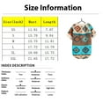 thumbnail image 3 of NovaStitch Puppy Dog Pajamas Western Warm Pet Sweatshirt Winter Jumpsuit Soft Fleece Dog Tracksuits for Small and Medium Dogs Blue XS, 3 of 7