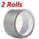 thumbnail image 1 of Cinta adhesiva plateada Wideskall de 9 metros x 4,8 cm (2 rollos), 1 of 2