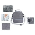 thumbnail image 4 of Unique Bargains Insulated Leakproof Lunch Bag for Office, Picnic Gray, 4 of 6