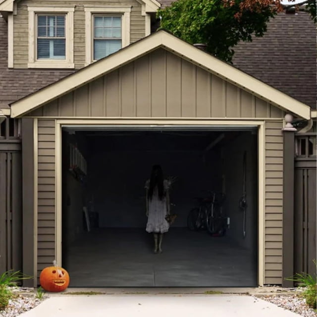 Garage Amis Halloween 2024 Nouvelle Couverture de Porte de Garage Halloween