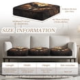 thumbnail image 4 of Xoenoiee Eagle Cross Fire Pattern Stretch Jacquard Sofa Couch Cushion Covers Replacement Cushion Slipcovers Sofa Seat Cover Furniture Protector Sofa Slipcover with Elastic Bottom, 4 of 7