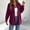 Hot Pink, variant on Shackets for Women Waffle Knit Tops Long Sleeve Button Down Shirt Fall Jackets Outfits Corduroy Jacket Womens Shackets Jacket Plus Size Long Sleeve Shirts Blouses Tops