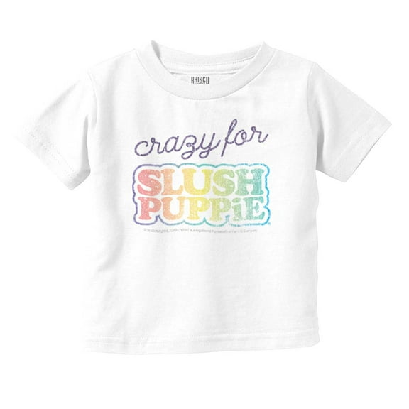 Crazy For Slush Puppie Vintage Logo Youth T Shirt Tee Girls Infant Toddler Brisco Brands 18M