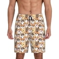 thumbnail image 1 of Fotbe Cute Puppy Pantalones Cortos de Pijama para Hombre, Ropa de Dormir, Pantalones de Pijama Cortos para Hombre-Medium, 1 of 6