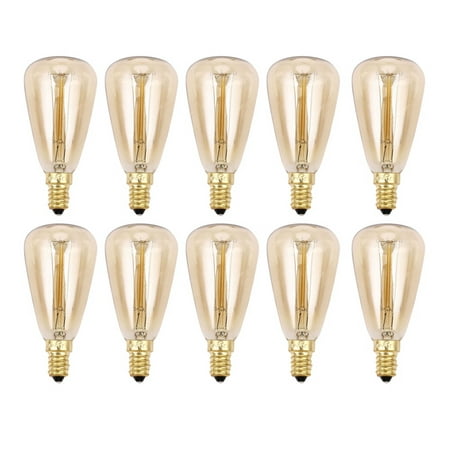 

10X Vintage Bulbs E14 220V ST48 Incandescent Bulbs 25W 40W 60W Filament Retro Light for Pendant Lamp
