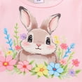 thumbnail image 5 of Kaprioy My First Easter Baby Girl Outfit Girls Clothes Easter Dress Rabbit Print Skirt Toddler Girl Outfit Set, 5 of 7