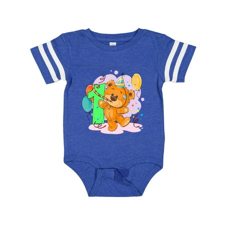 

Inktastic 1st Birthday Teddy Bear Gift Baby Boy or Baby Girl Bodysuit