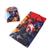 Marvel Avengers Slumber Bag With Bonus Sling Bag Blue