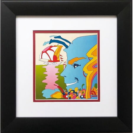 Peter Max "Mystic Sailing" New CUSTOM FRAMED Art Generic