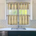 thumbnail image 3 of Desert Vibes Cactus Curtains Set of 3, 27.5x24 Inch Kitchen Drapes in Polyester, Tier and Valance Design for Cafe, Laundry, Holiday Decor, 3 of 6