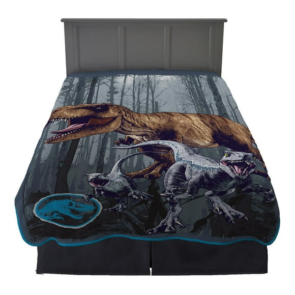 Jurassic "Raptors Rule" Blanket, Jurassic Blanket