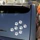 thumbnail image 5 of Pegatina con huella de pata de gato para coche, creativa calcomanía con huella de animal en 3D, protector solar, impermeable, para puerta de coche, ventana, accesorios exteriores, 5 of 5