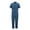 Blue, variant on KBKYBUYZ Men's Short-Sleeve Work Coveralls Lightweight with Elastic Waist,Zip Front Overalls for Men,Stain Wrinkle Resistant Jumpsuit Cargo with Multi Pockets Trousers,Full Length Pants
