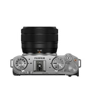Fujifilm X-M5 Mirrorless Camera Body with XC 15-45mm F3.5-5.6 OIS PZ Lens (Silver)