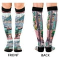 thumbnail image 4 of FORMRS Womens Knee High Socks Casual Long Thick Travel Daily Wear, 2 Pairs, Pink Door, 4 of 6