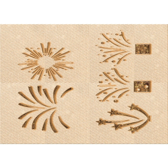 Ahgly Company Machine Washable Indoor Rectangle Transitional Brown Sand Brown Area Rugs, 4' x 6'