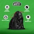 thumbnail image 5 of DURRA BEST. X-Tall Kitchen Drawstring Trash Bags 18 Gallon | 144 Count Bulk | Kitchen Garbage Bags | Black | Ultra Strong 1.1 MIL | 18 Gallon Capacity, 5 of 5